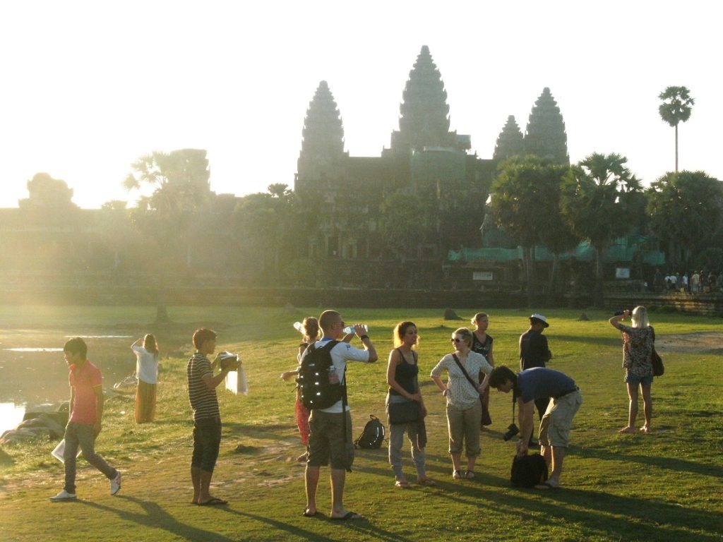 Tour Group at Angkor Wat