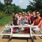 The bamboo train, cambodia