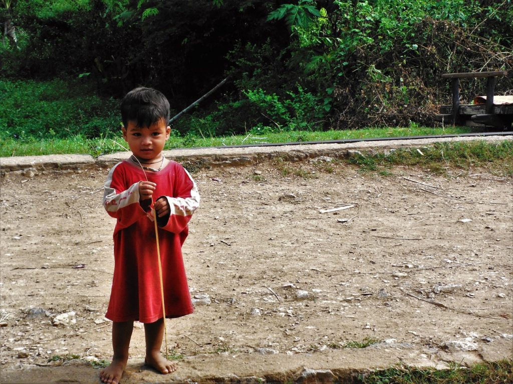 Young Cambodian boy