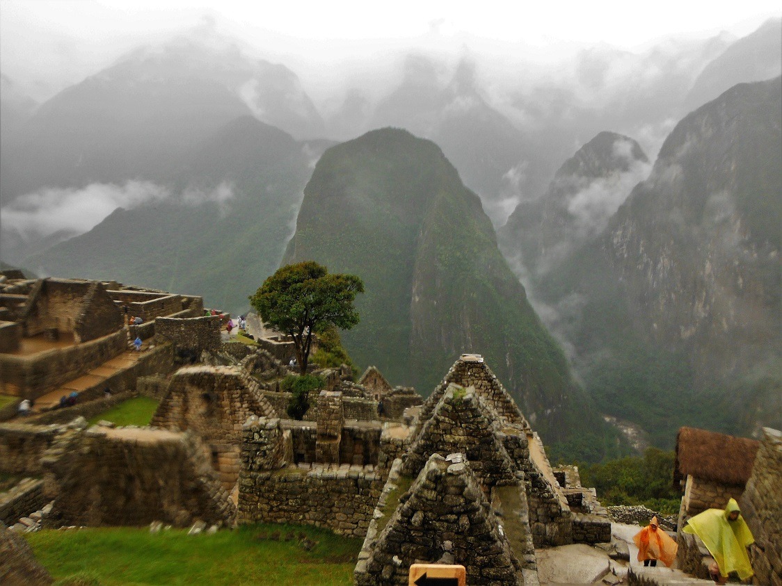 Machu Picchu in the rain