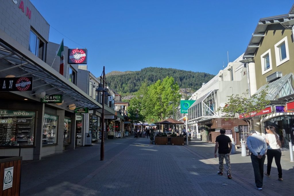 main street queenstown New Zealand