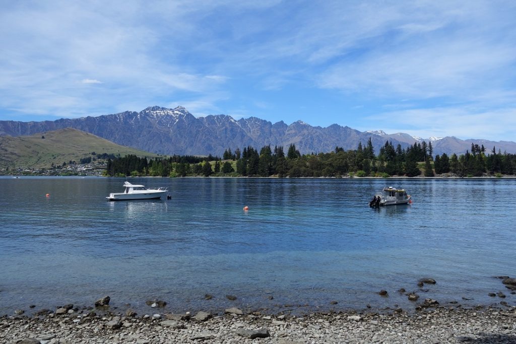 blue lake, Queenstown New Zealand