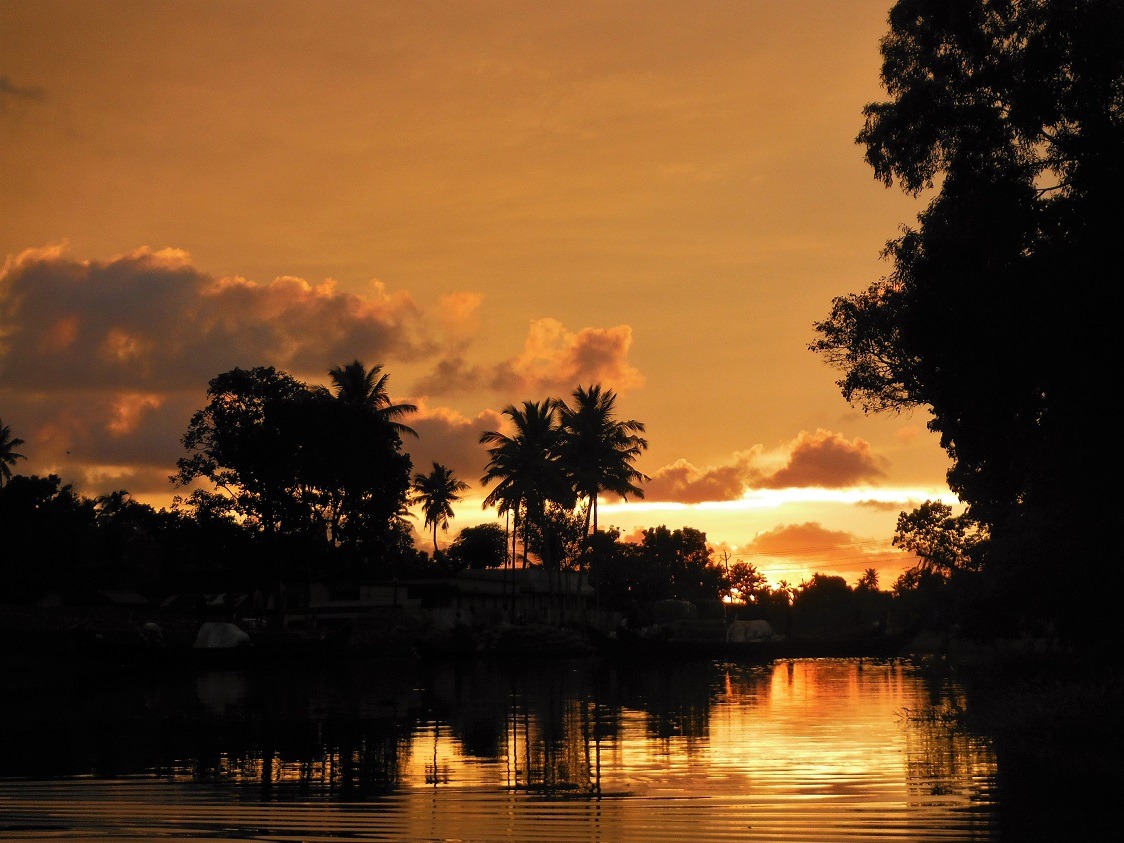 Sunset, Kerala India