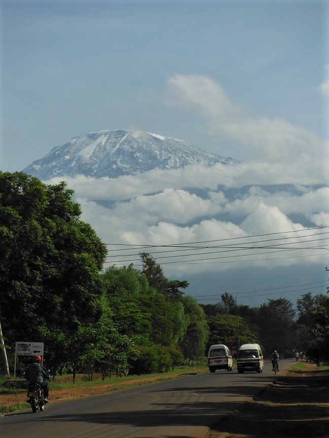 Mt Kilimanjaro, seen from the road