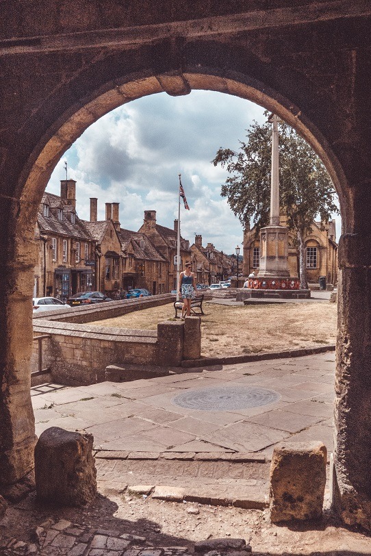 In the main square, Chipping Campden