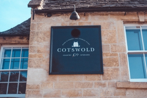 cotswold sign on house