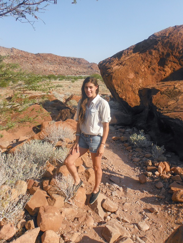 standing in desert, namibia