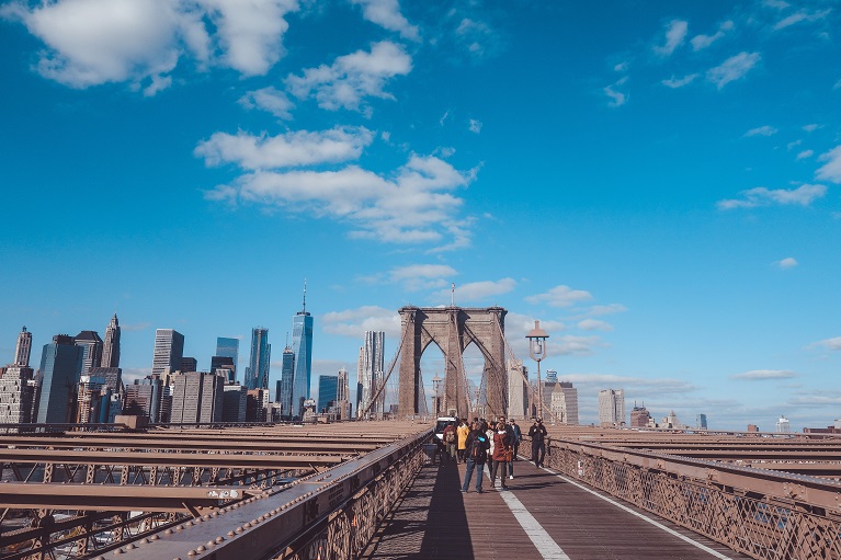 View from Brooklyn bridge, New York