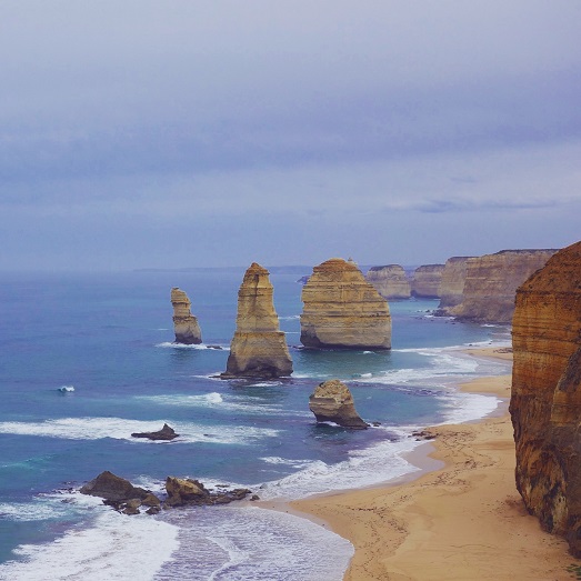 the 12 apostles in the ocean
