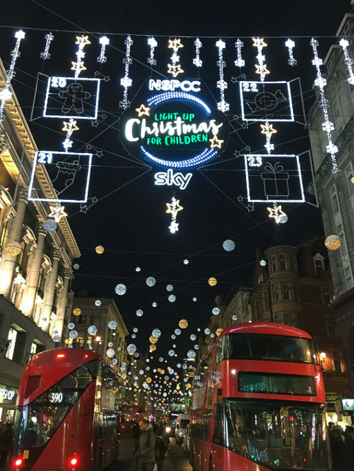 Oxford St Christmas lights