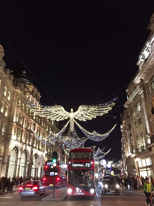 christmas lights at Regent St