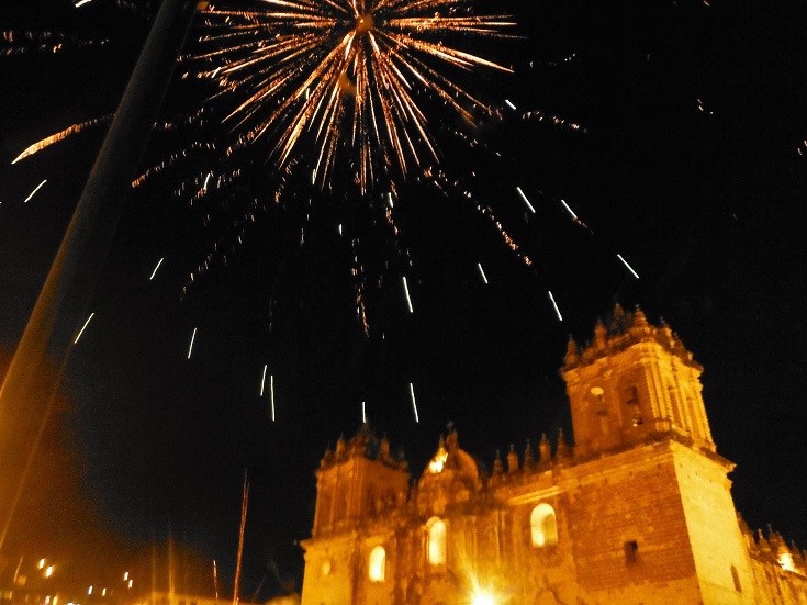 fireworks Cusco, Peru 