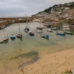 Mousehole harbour Cornwall.
