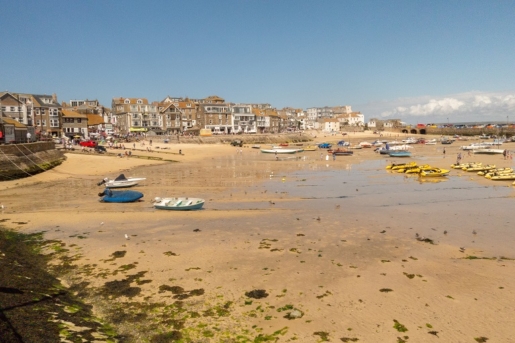 St Ives, Cornwall, harbour beach