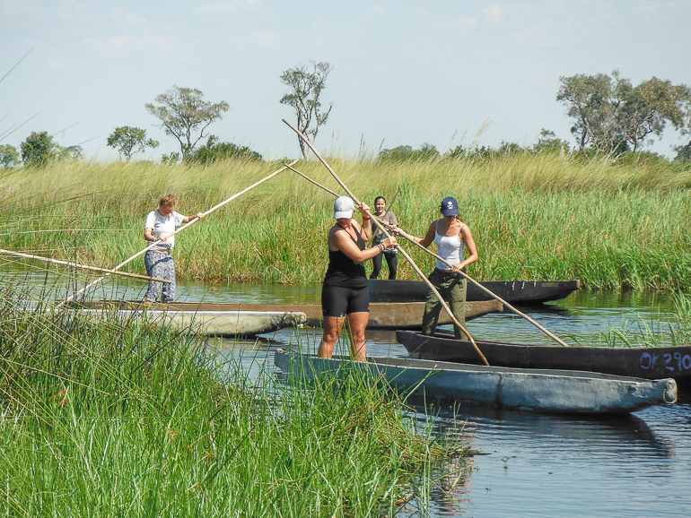 Okavango delta boat trip