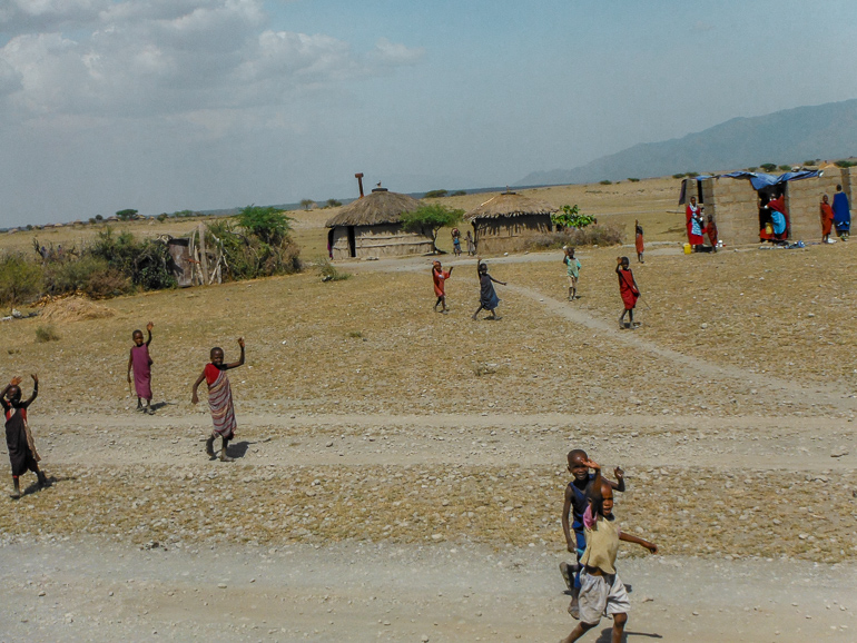 Maasai village children Tanzania