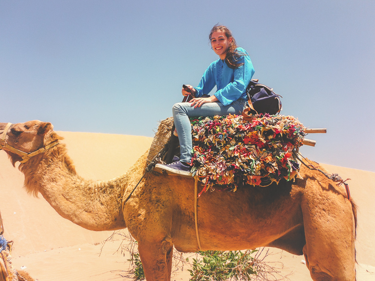 Camel ride, morocco