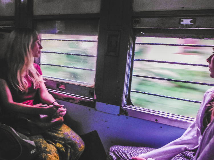 Train travel, India