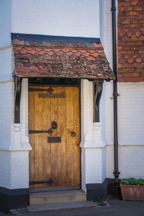 wooden door, Dorchester on Thames