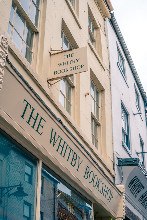 bookshop front, Whitby