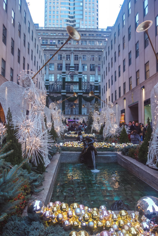 Christmas decorations in New York