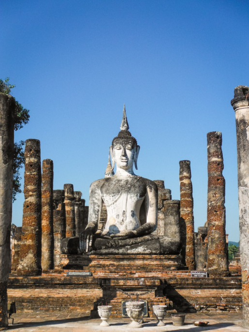 giant Buddha at Sukhothai Historical Park