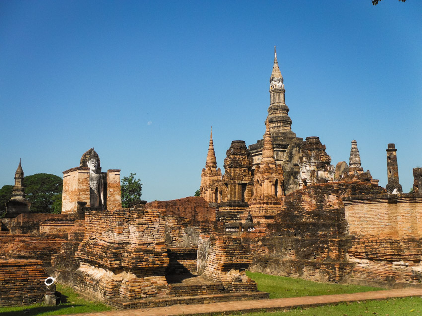 Sukhothai ancient temple ruins