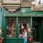 Christmas shop in Edinburgh