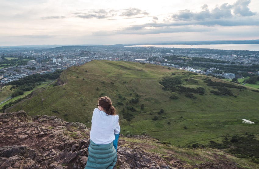 View from Arthurs seat