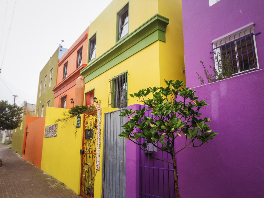 colourful houses at Bo Kaap