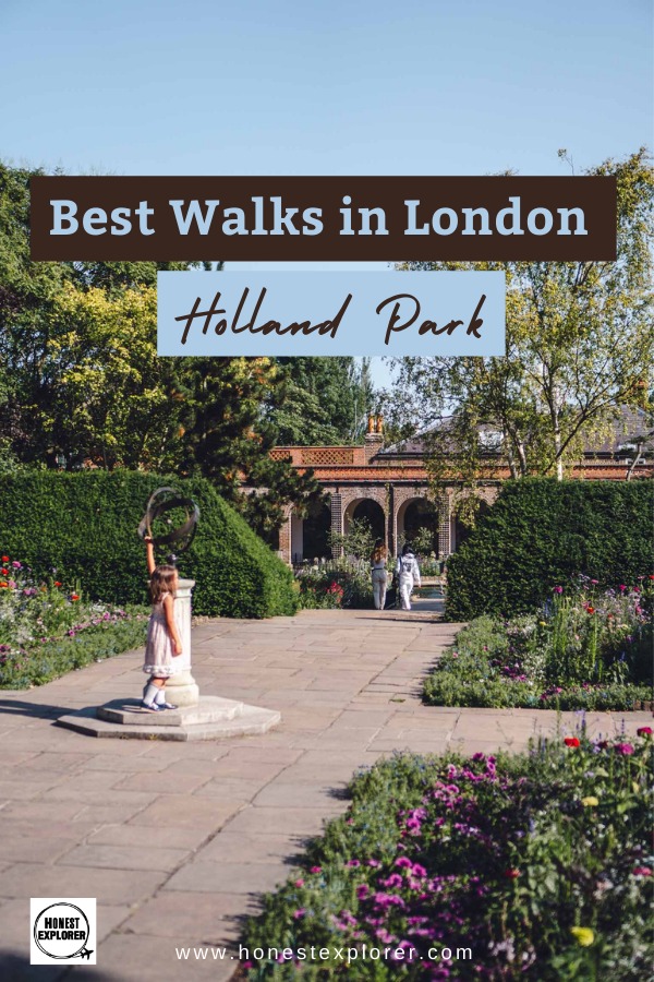 best walks in london holland park