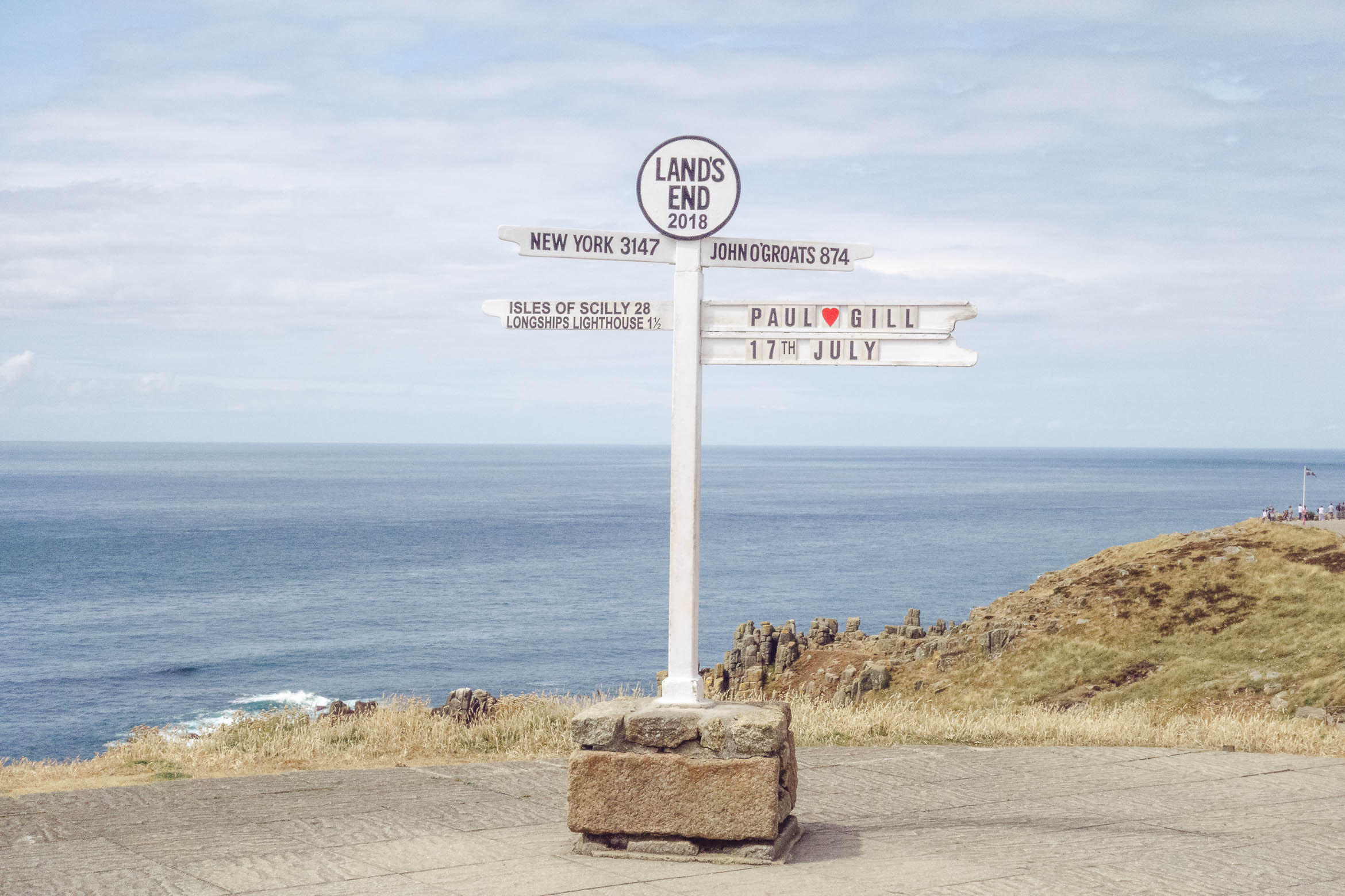 Lands End Cornwall sign