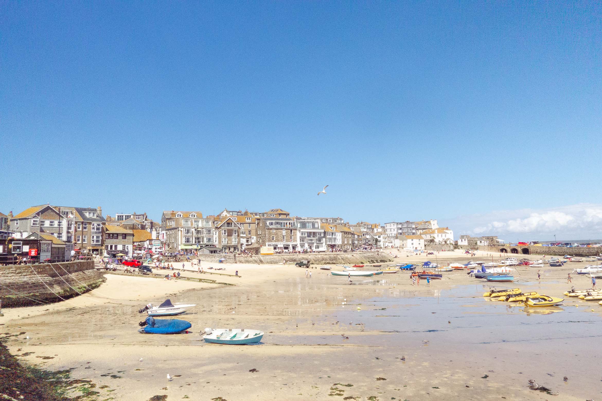 harbour beach in St Ives