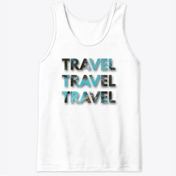 3x travel vest white
