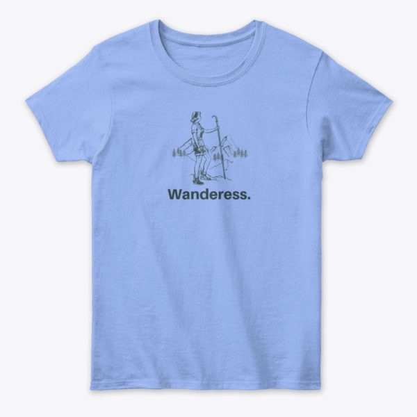 Wanderess T-shirt blue