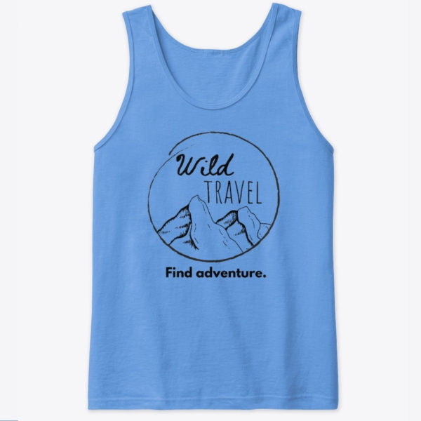 Wild Travel, Find Adventure Vest blue