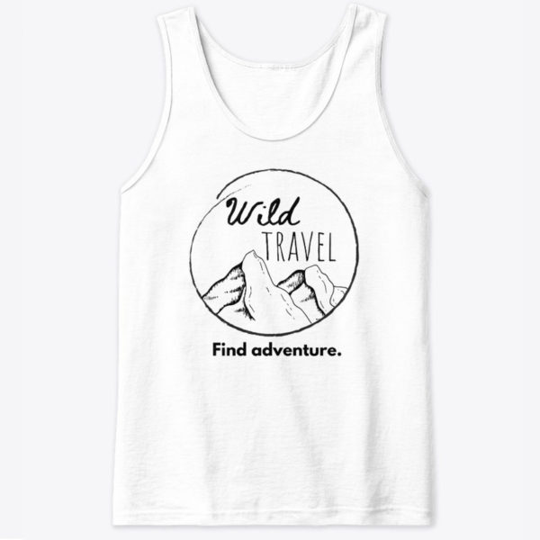 Wild Travel, Find Adventure Vest white