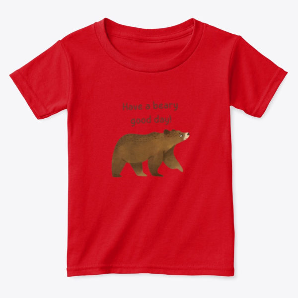 beary good toddler t shirt rd