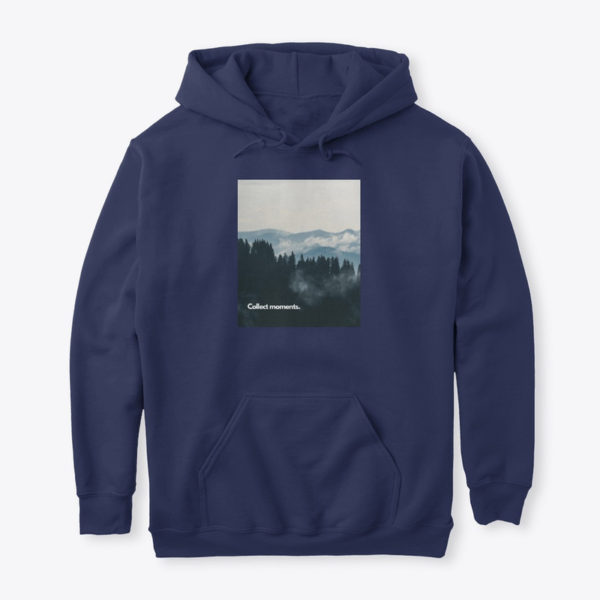collect moments hoodie blue
