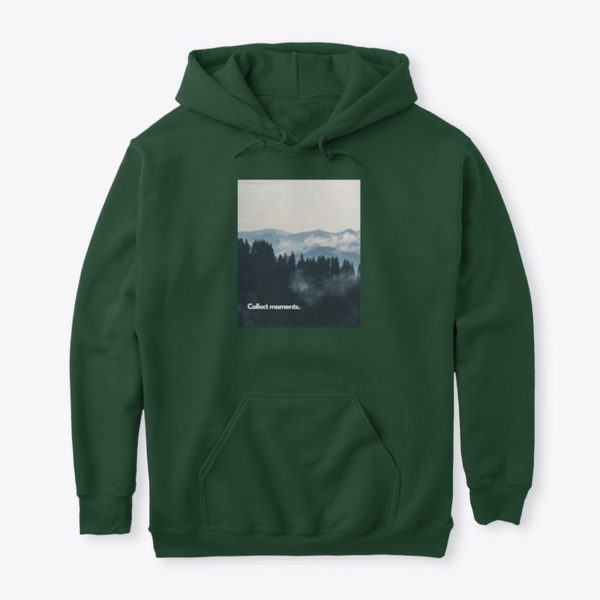 collect moments hoodie green