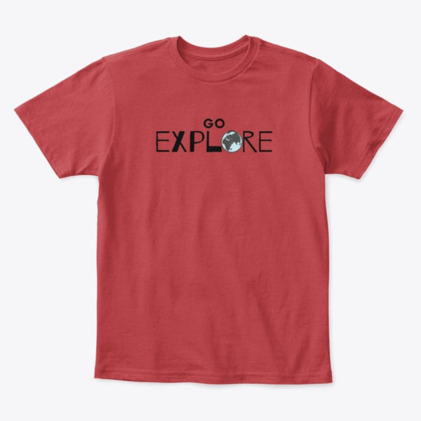 go explore kids t-shirt red