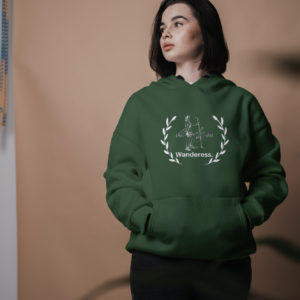 green wanderess hoodie