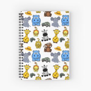 safari animals notebook
