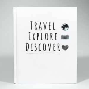travel, explore, discover notebook