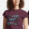 travel tshirt design red