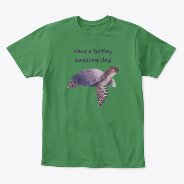 turtle kids t shirt green