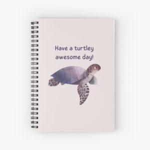 turtley awesome day notebook