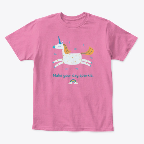 unicorn tshirt pink