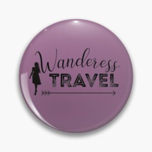 wanderess travel pin