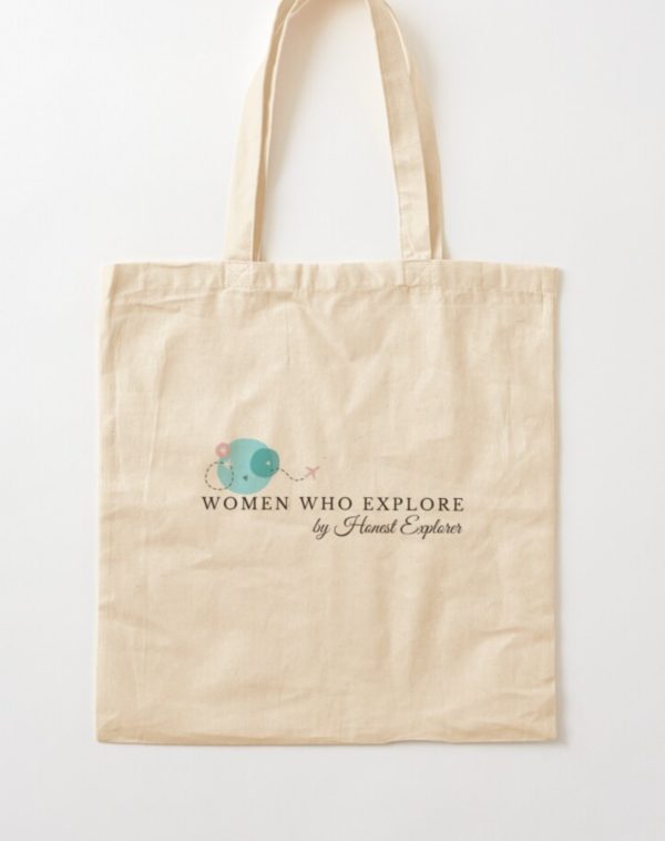 women who explore by Honest Explorer tote bag